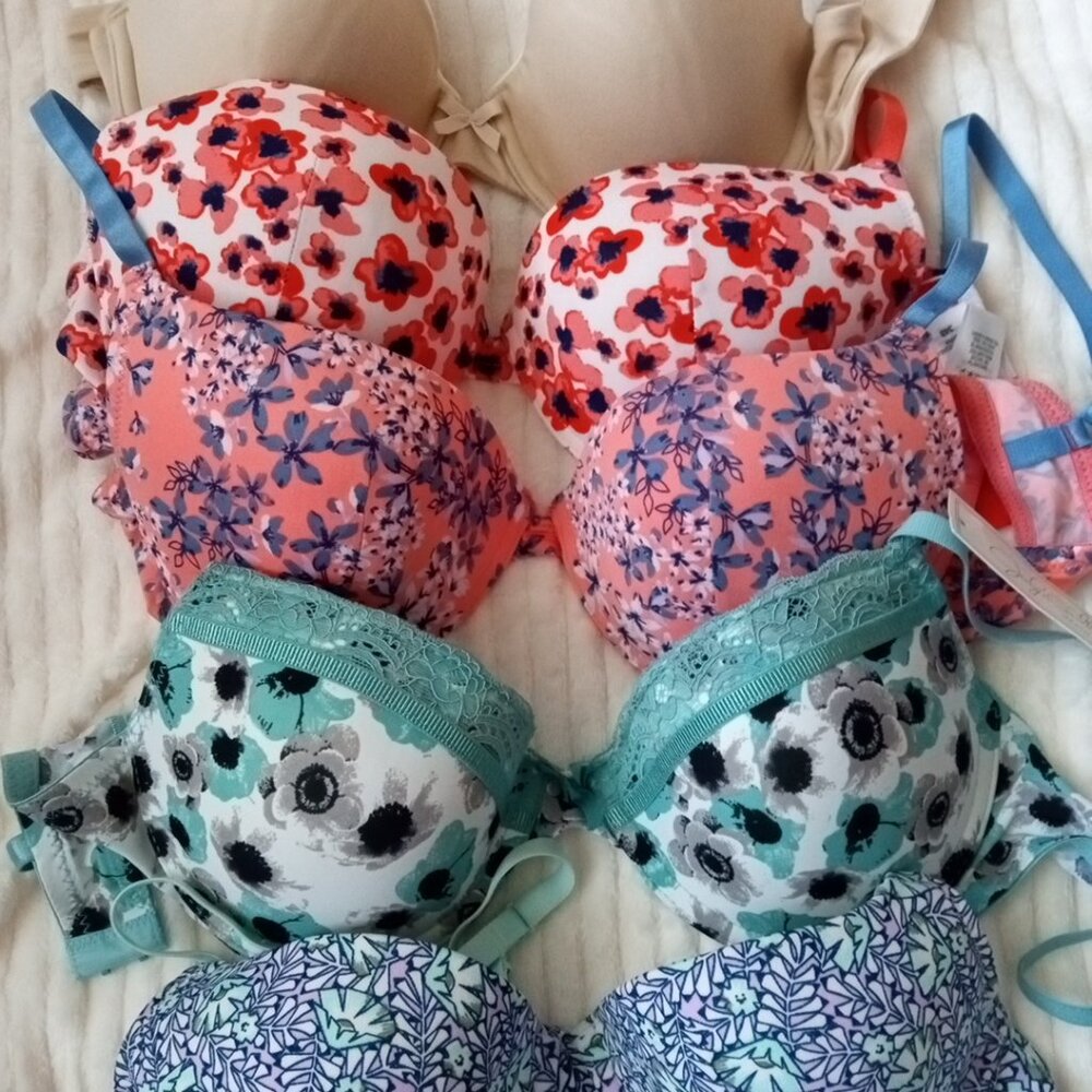 Brand New Lot 5 34B Bras